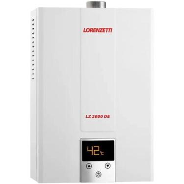 Imagem de Aquecedor Digital De Água A Gás Gn Lz 2000 Lorenzetti 20L GN Gás encan