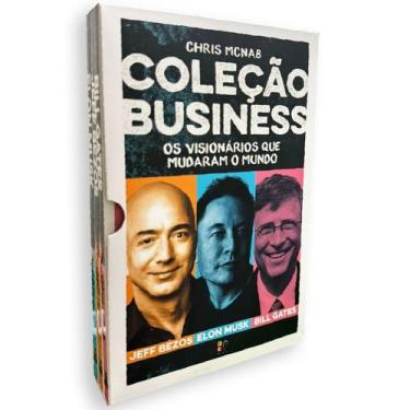 Imagem de BOX COLEÇÃO BUSINESS (03 LIVROS) - Elon Musk, Jeff Bezos e Bill Gates 