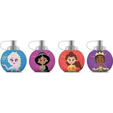 Imagem de Kit Squeeze Bola Princesas Disney 250ML 4 Unidades PE Tiba