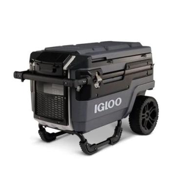 Imagem de Caixa Térmica Igloo 66L Gelo Camping Premium Rodas 112 latas