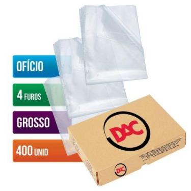 Imagem de Envelope plástico ofício 0.15 4 furos 076FU caixa com 400 unidades - D