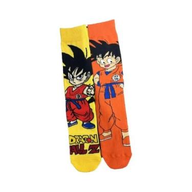Imagem de 1/2/3/5 Pares de Meias de Cosplay de Anime Dragon Ball, Tricotadas e R