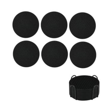 Imagem de Conjunto De Porta-Copos De Silicone Antiderrapante Com Suporte Para Be
