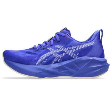 Imagem de Tênis ASICS Novablast 5 - Feminino - Azul/Branco, 39