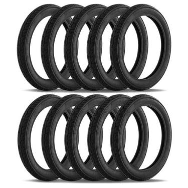 Imagem de Kit 10 Pneus Moto Aro 18 Titan Fan YBR Pro Tork 2.75-18 Dianteiro, PRE