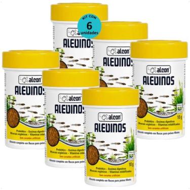 Imagem de Ração alcon alevinos 10g kit com 6