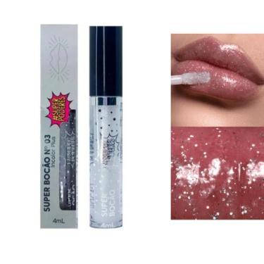 Imagem de Gloss Labial Super Bocão Nº 03 Incolor Plus Super Poderes  Volume, Bri