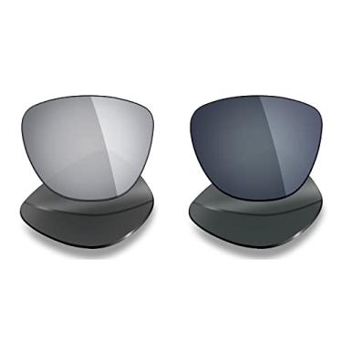 Imagem de Mryok 2 pares de lentes polarizadas de substituição para óculos de sol Oakley Frogskins – Opções