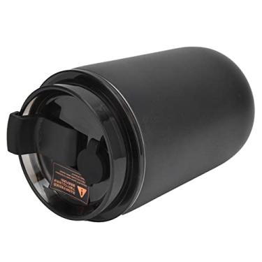 Imagem de Copo de café, frasco de vácuo portátil 280ml para viagem para presente de aniversário(Preto)