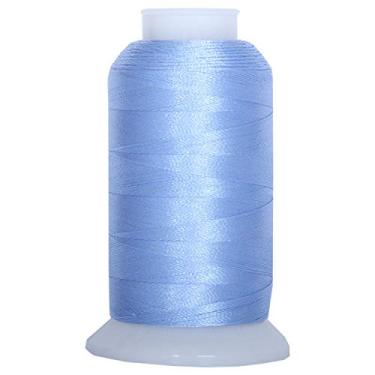 Imagem de Threadart Linha de bordado de máquina de poliéster pelo carretel - Nº 1075 - Azul ardósia - 1000 m - 40 wt - 220 cores disponíveis
