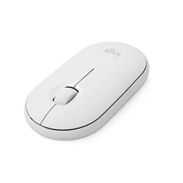 Imagem de Mouse sem fio Logitech PEBBLE i345 Branco para iPad