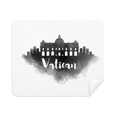 Imagem de Pano de limpeza urbano Vatican Italy Landmark Ink Limpador de tela 2 peças de tecido de camurça