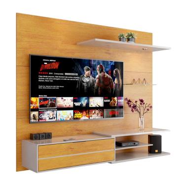 Imagem de Home Suspenso Amazon Cedro com Off White - MoveisAqui