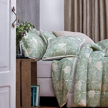 Imagem de Jogo de Cama Solteiro 3 Peças Estampado em Malha 100% Algodão Premium Cadenza