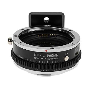 Imagem de Adaptador inteligente Vizelex Fusion ND Throttle compatível com lentes Canon EF Full Frame em algumas câmeras L-Mount Alliance