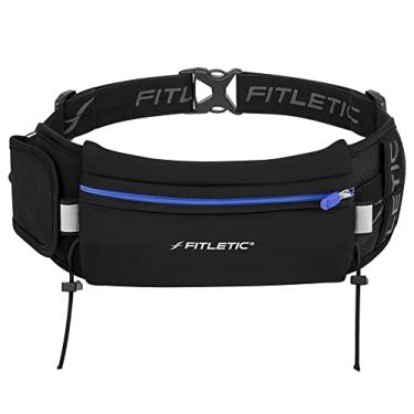 Imagem de Pochete para Corrida com porta gel e extra bolso Ultimate II Fitletic Zíper Azul