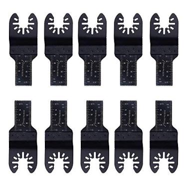 Imagem de 10 peças de lâminas de serra oscilante padrão E-Cut de 9,5 cm para Black & Decker Bosch Porter Craftsman Fein Multimaster Rockwell Makita