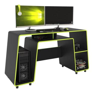 Mesa para Computador Notebook Desk Game DRX 8000 M09 Preto - Mpozenato
