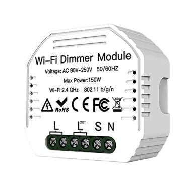 Imagem de Tingpai 90-250 V Wifi Módulo Dimmer Interruptor Dimmer Interruptores de Luz igentes Interruptor de 2 Vias Controle de Voz APP Função de Tempo de Controle Remoto Design