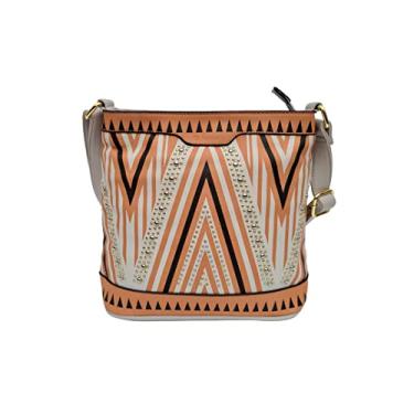 Imagem de Bolsa Feminina Transversal Tiracolo Casual Media Golden Fenix Cor:Cinza;tamanho:M