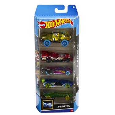 Imagem de Hot Wheels Basics Pack com 5 Carros X-raycers - Mattel