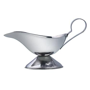 Imagem de Prato dosador de molho de molho de aço inoxidável com alça pratos de tempero tigelas de condimento para restaurante doméstico, 142 g