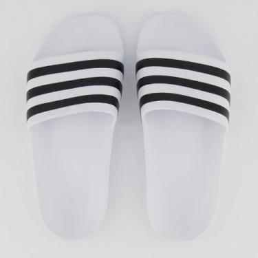 Imagem de Chinelo Adidas Adilette Aqua Logo Branco