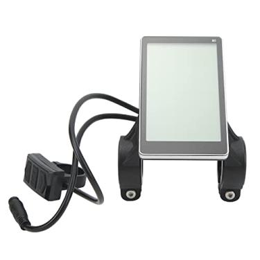 Imagem de Visor LCD de bicicleta el¨¦trica, Visor LCD ¨¤ prova d'¨¢gua M5 de convers?o de bicicleta com painel de conectores Tela do painel de exibi??o de scooter el¨¦trica, Visor de bicicleta el¨¦trica Visor L