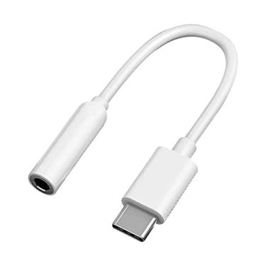 Imagem de TECKEEN Adaptador de áudio USB 3.1 macho e resistente anti-interferência, tipo C, 3,5 mm, fêmea e cabo de carregamento de telefone