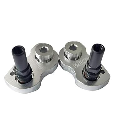 Imagem de Colaxi Conversor de de Extensão de Freio de Bicicleta 406 para 451 com Calibrador de Alongamento de Conversão de Porca, Prata