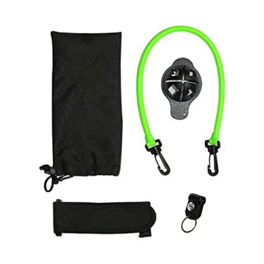 Imagem de rockible auxiliar de treinamento para instrutor de swing de golfe portátil, treinamento de alinhamento de gestos, corda de resistência elástica para