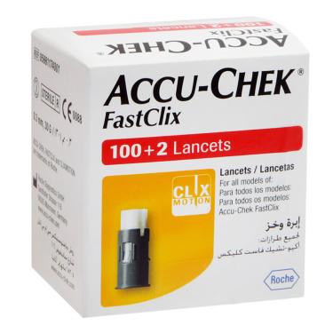 Imagem de Lanceta Accu-Chek FastClix com 100 + 2 unidades Roche 102 Lancetas