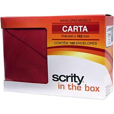 Imagem de Cromus CCP 430.17 Envelope Carta Colorido 114X162 Vermelho Toquio 80G - Pacote Com 100, Scrity, Ccp 430.17, Vermelha