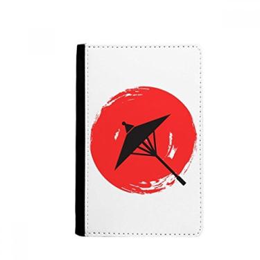 Imagem de Porta-passaporte com ilustração de pintura pincel japonesa, porta-cartões Notecase Burse
