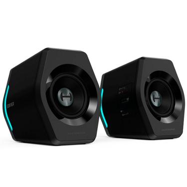 Imagem de Caixa de Som 2.0 Edifier G2000 - 32W RMS - Bluetooth, USB, Auxiliar, RGB, Equalizador - Preta