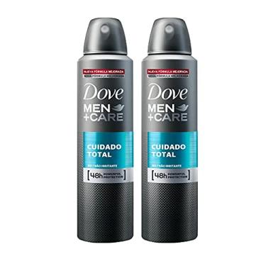 Imagem de Kit 2 Desodorantes Dove Men+care Antitranspirante Aerossol Cuidado Total 150ml