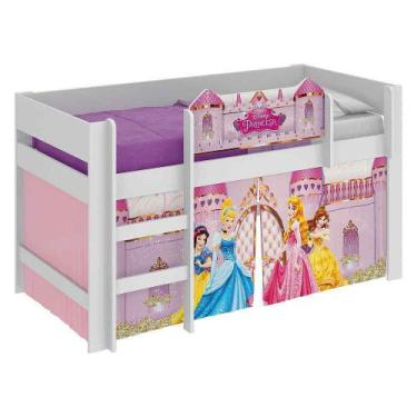 Imagem de Cama Infantil Princesas Disney Play Com Escada - Pura Magia