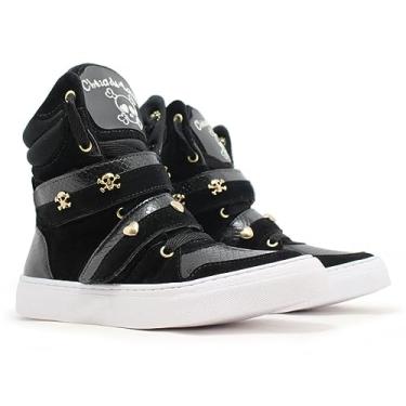 Imagem de Botinha Fitness Tênis Feminino Cano Alto Bota de Academia Crossfit Treino Musculação Dança