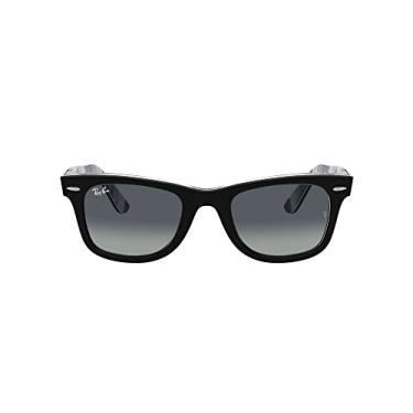 Imagem de Ray-Ban Rb2140 Óculos de sol Wayfarer original, Black/Light Grey Blue Gradient, 50 mm
