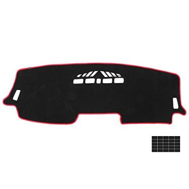 Imagem de Painel do carro evitar capa de almofada leve, painel do carro protetor solar instrumento plataforma tapete interior do carro adequado para a4 2004-2008