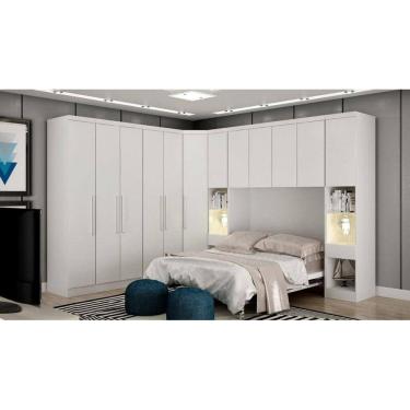 Imagem de Modulado Casal Completo 6 Portas 8 Gavetas - Rizon-Branco - Móveis Novo Horizonte