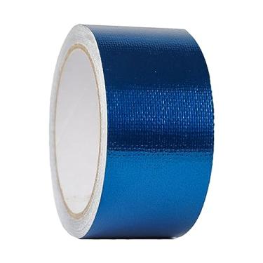 Imagem de Almencla Fita de reparo de lona, fita para reparo de toldo rv, fita durável para reparo de rasgos, adesivo de piscina para jardim, brinquedos infláveis, Azul