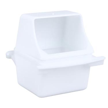 Imagem de Alimentador de Gaiola para Pássaros, Tigelas de Alimentação de Gaiola de Plástico à Prova de Respingos para Aves, Papagaio, Pombo, Periquito, Budgie