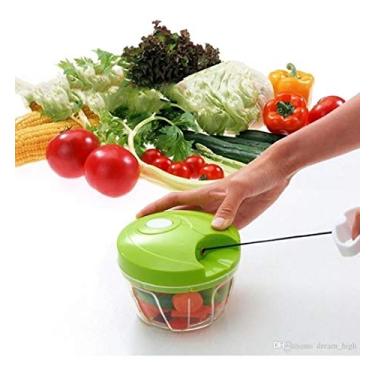 Imagem de Mini Processador De Alimentos Manual 3 Lâminas Triturador Moedor Alho Cod 2