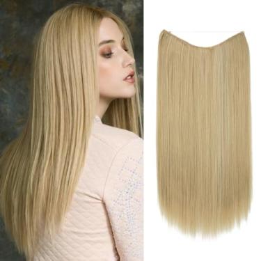 Imagem de Aplique de Cabelo Feminino Longo Liso Alongament Extensões de Cabelo para Mulheres (16, Modelo 05)