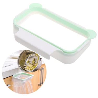 Imagem de Angoily Suporte Para Saco De Lixo Suporte Para Sacos De Lixo Suporte Para Armário De Cozinha Pendurado Rack De Lixo Não Se Preocupe Mais Com Saco De Lixo Pendurado Suporte De Saco De Lixo