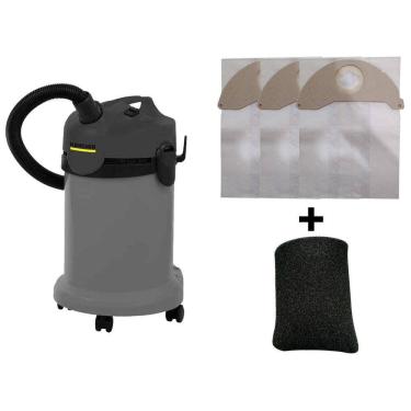 Imagem de Kit 6 Sacos Descartáveis Aspirador Karcher NT 20/1 + Filtro