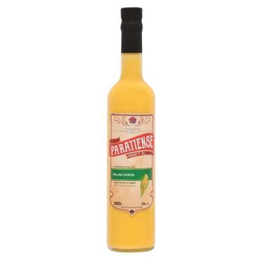 Imagem de Licor de Milho Paratiense 500 ml Creme Nacional Tradicional Coquetéis Exóticos Sobremesas Presente Natal Drink