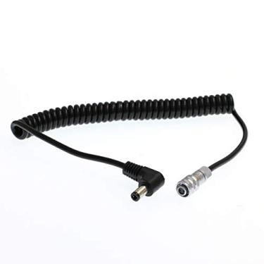 Imagem de DRRI Blackmagic Pocket Cinema 4K Cabo de alimentação CC 2,5 mm para Weipu SF610 plugue de 2 pinos