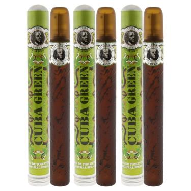 Imagem de Perfume Cuba Green by Cuba para homens, spray edt, 35 ml, pacote com 3